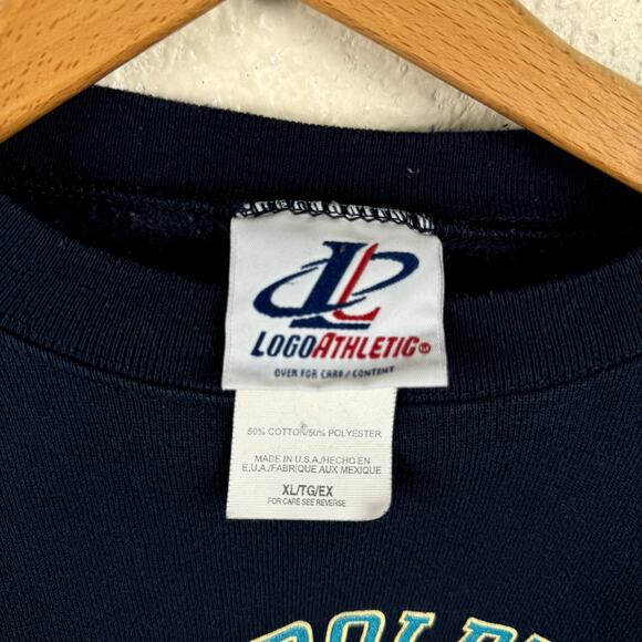 Vintage Miami Dolphins Sweatshirt Size XL Blue Fleece Crewneck Football NFL USA - Picture 2 of 4